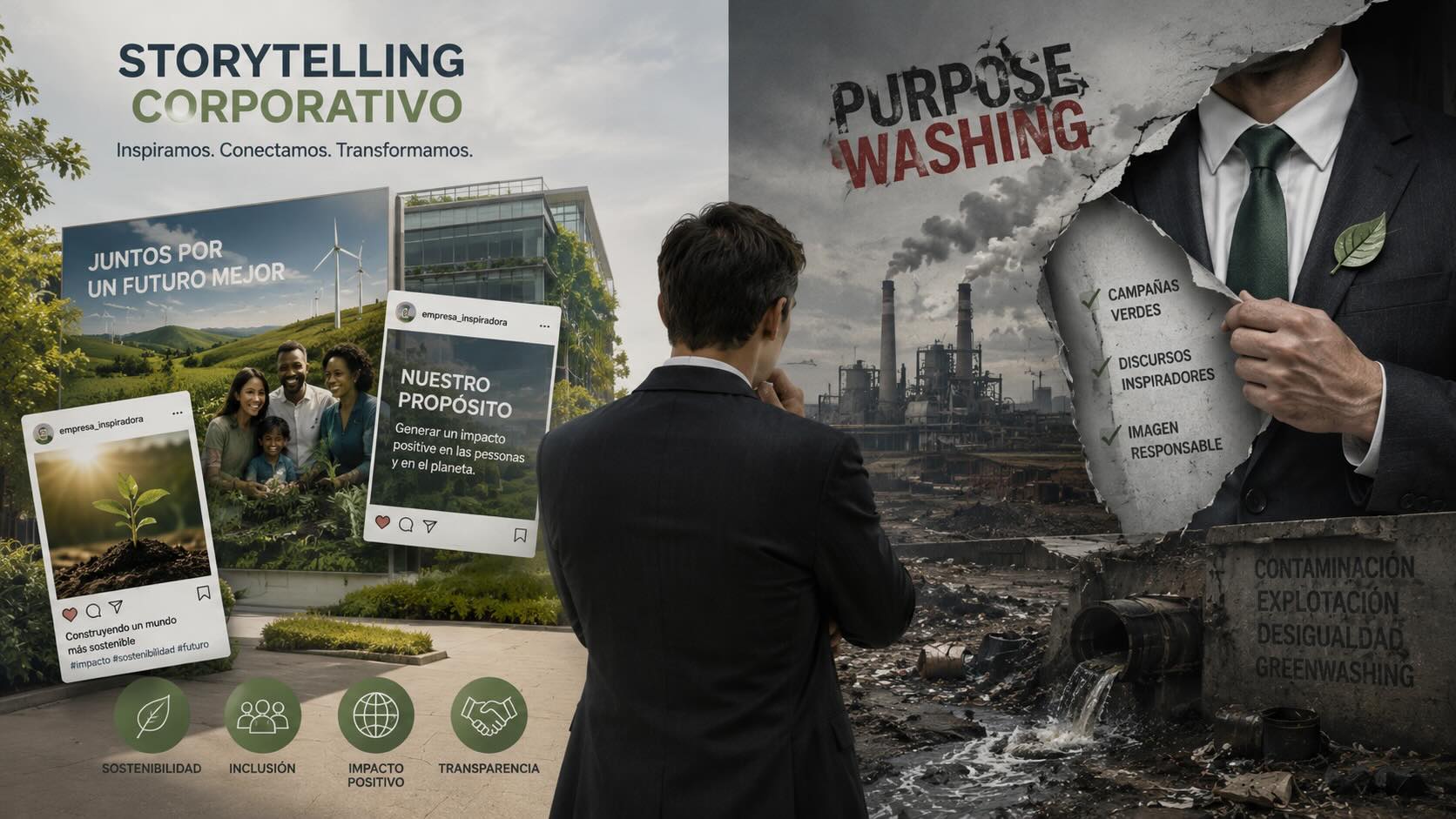 Purpose washing y el storytelling corporativo: una burbuja que no le habla al Chile real