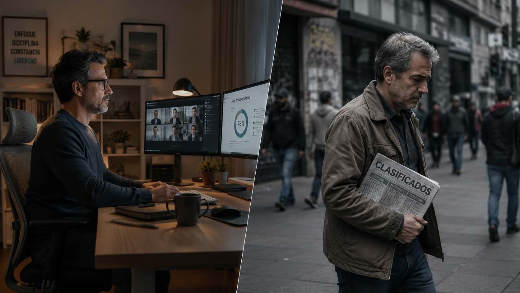 La misma tecnología, dos destinos: por qué la IA libera a unos y precariza a otros